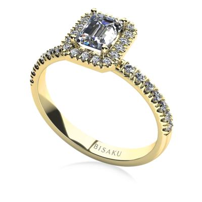 Zásnubný prsteň žlté zlato ArianaSII